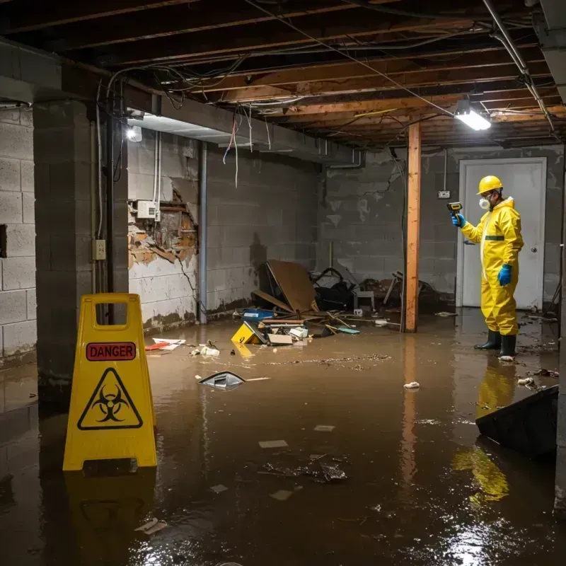 Flooded Basement Electrical Hazard in Cold Spring, MN Property